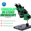 RELIFE 7X-45X Zoom Matched With HDMI Camera LED Light for Mobile Repair Microscope